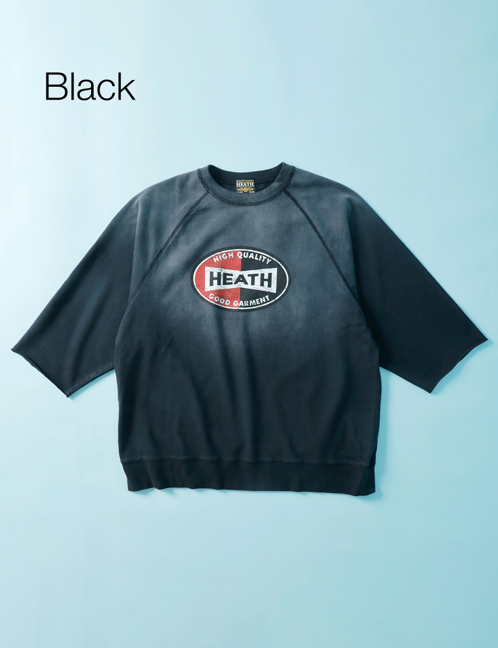 HEATH×SCREEN STARS｜別注サンバーンド七分袖Tシャツ 