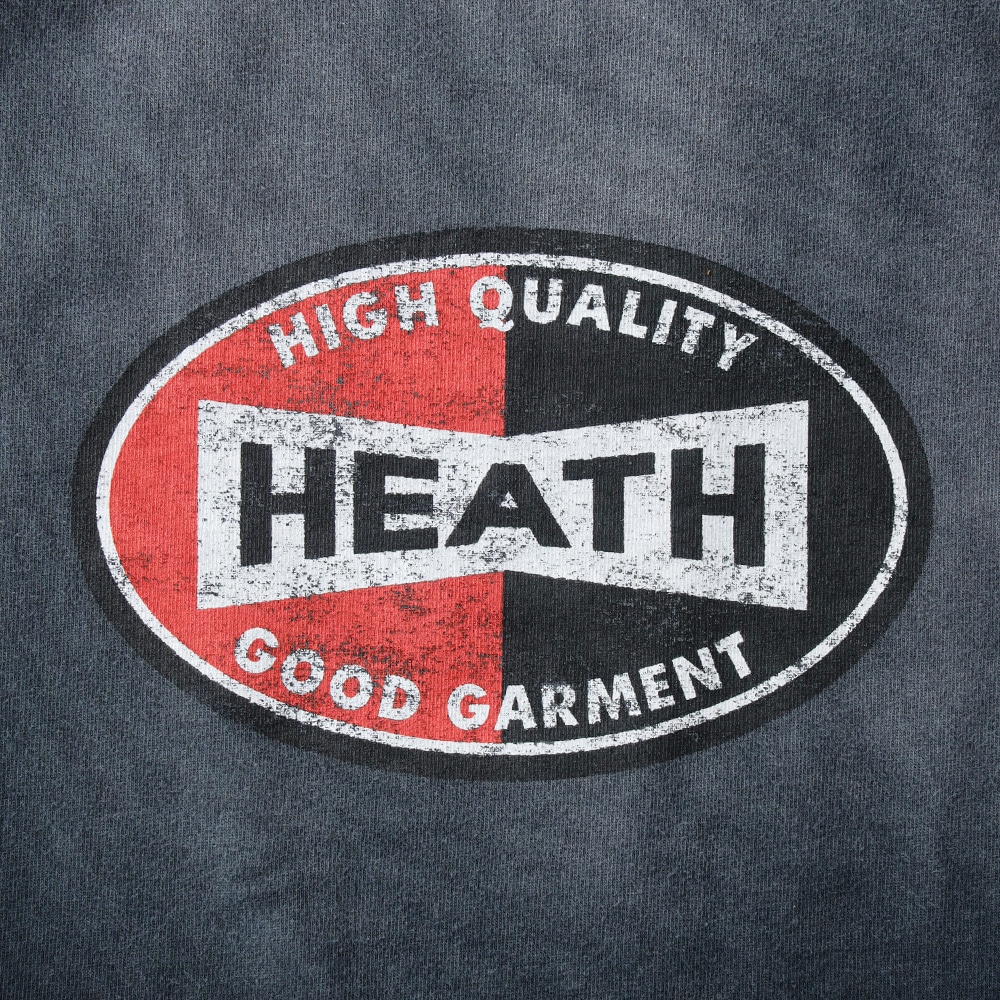 HEATH（ヒース）SCREEN STARS 別注 サンバーンド 五分袖ラグラン プリントTシャツ 