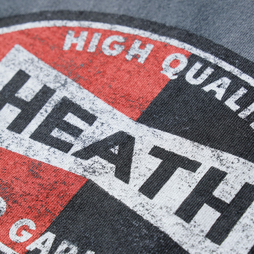 HEATH（ヒース）SCREEN STARS 別注 サンバーンド 五分袖ラグラン プリントTシャツ 