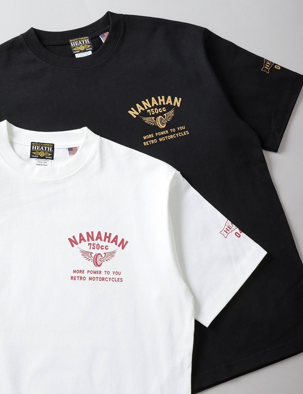 【再入荷】HEATH（ヒース）8.1oz オリジナルUSコットンTEE 