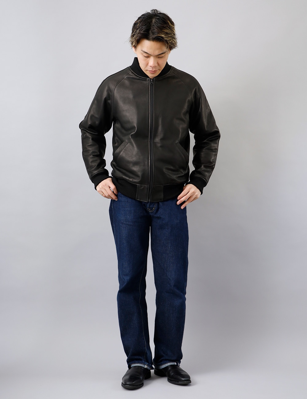 ホースレザー　ドライビングジャケット 楽天市場】新品 芯ホースハイド 復刻50's ドライビングコート レザー