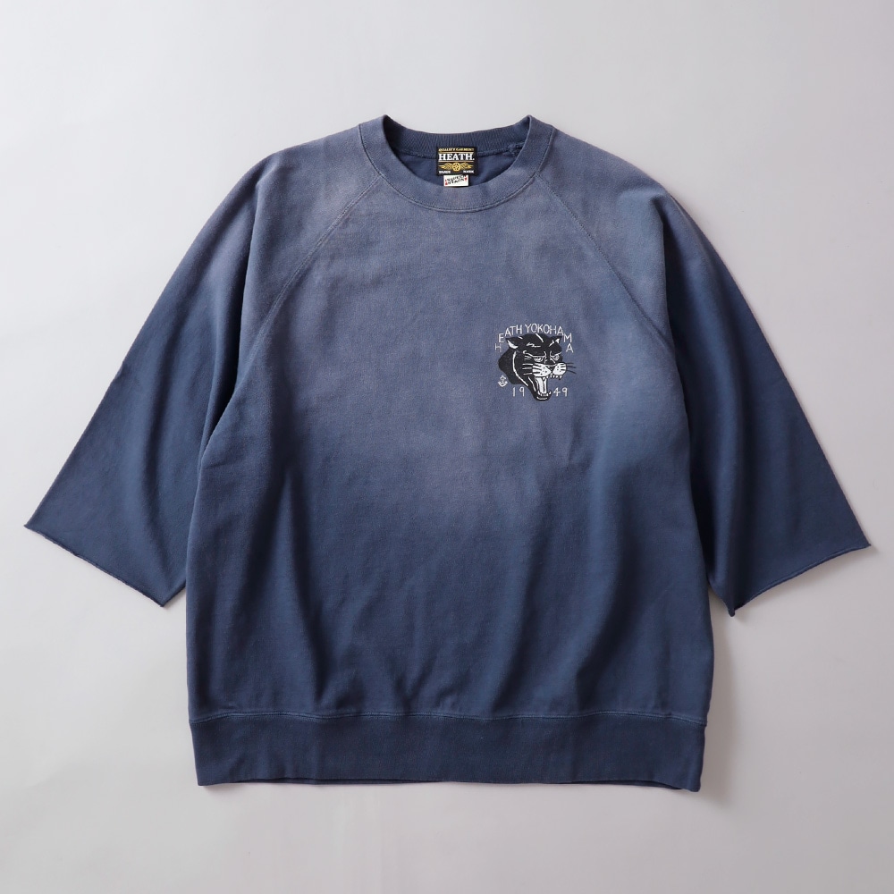 HEATH（ヒース）SCREEN STARS サンバーンド コラボ  五分袖ラグラン プリントTシャツ