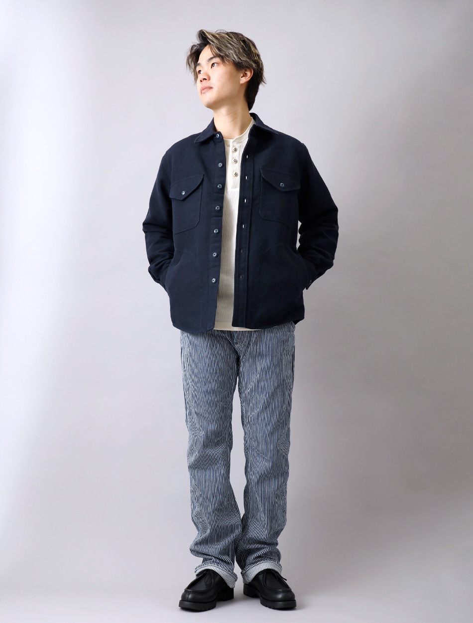 BLUEPORT（ブルーポート）ヒッコリーダックパンツ