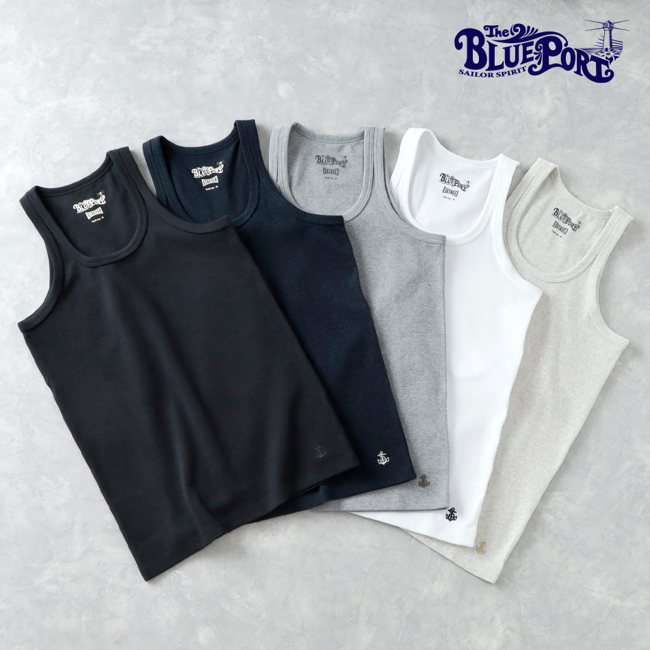 【BLUEPORT】SPAN FRAISE TANK TOPスパンフライス タンクトップ