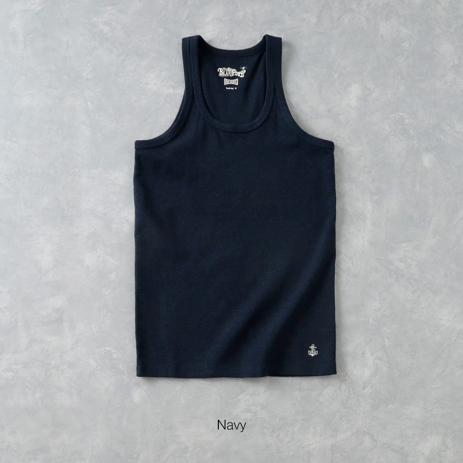 【BLUEPORT】SPAN FRAISE TANK TOPスパンフライス タンクトップ