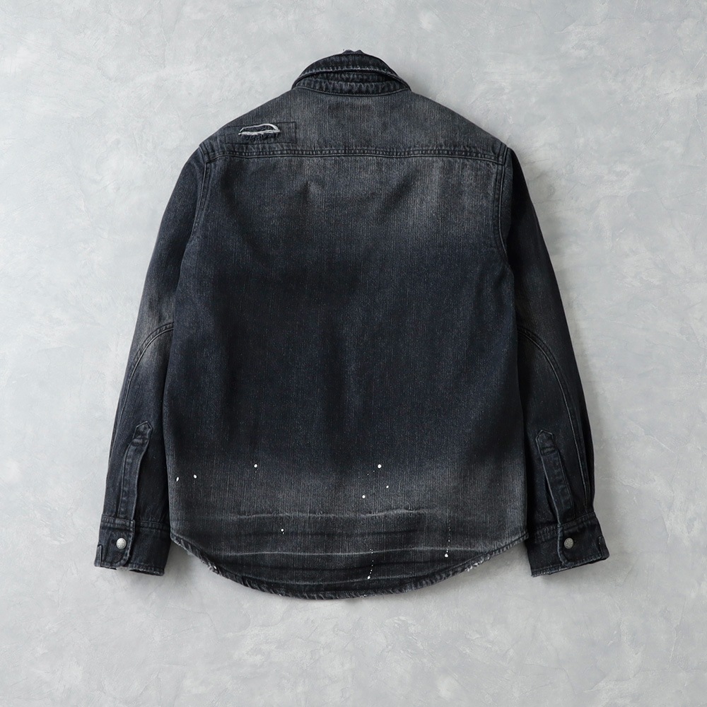BLUEPORT】REMAKE DENIM SHIRTリメイクデニムシャツ｜アメカジ