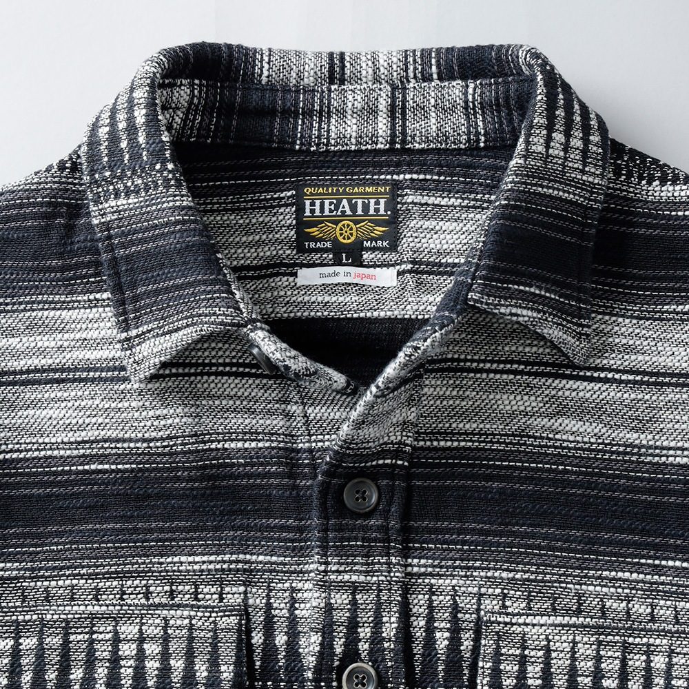10%OFF！ファミリーSALE！<1月1日 0時から！>◆HEATH (ヒース) ジャカード シャツジャケット