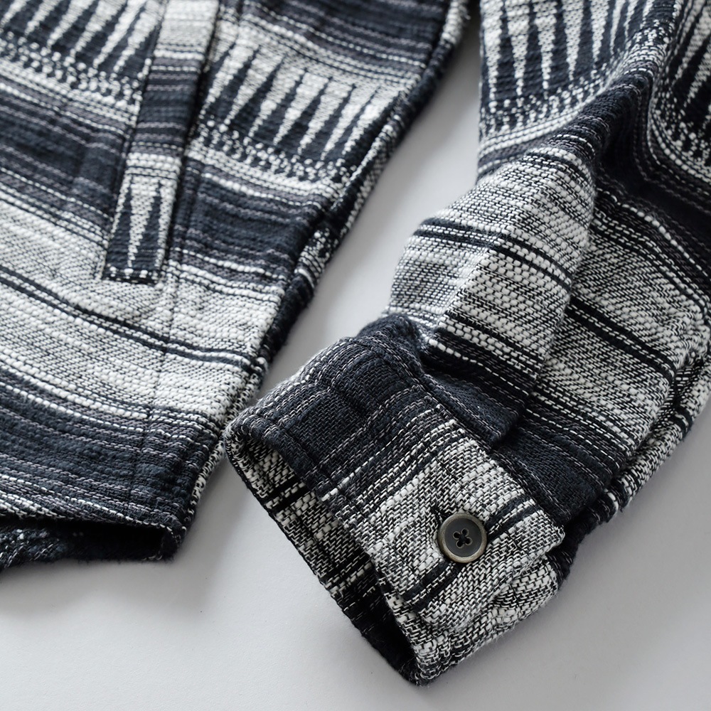 10%OFF！ファミリーSALE！<1月1日 0時から！>◆HEATH (ヒース) ジャカード シャツジャケット