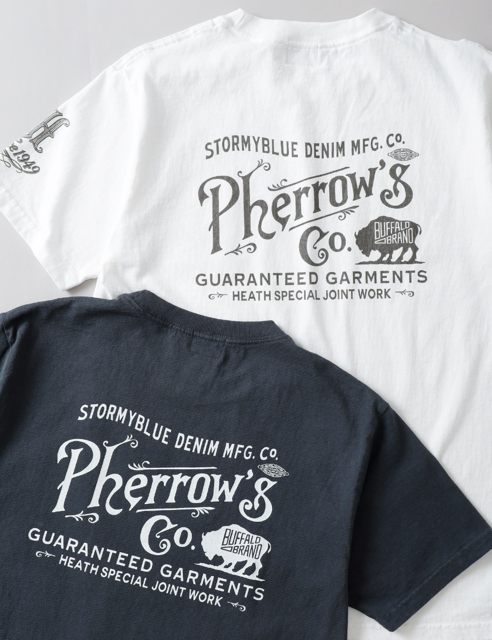 Pherrow’s × HEATH 別注 プリントTシャツ