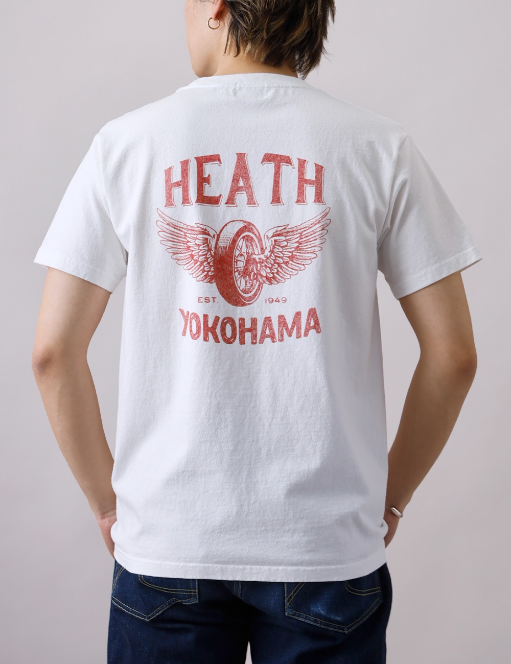Pherrow’s × HEATH 別注 プリントTシャツ