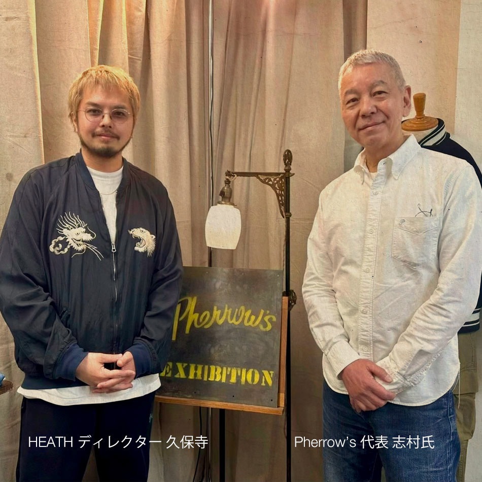 Pherrow’s × HEATH 別注 プリントTシャツ