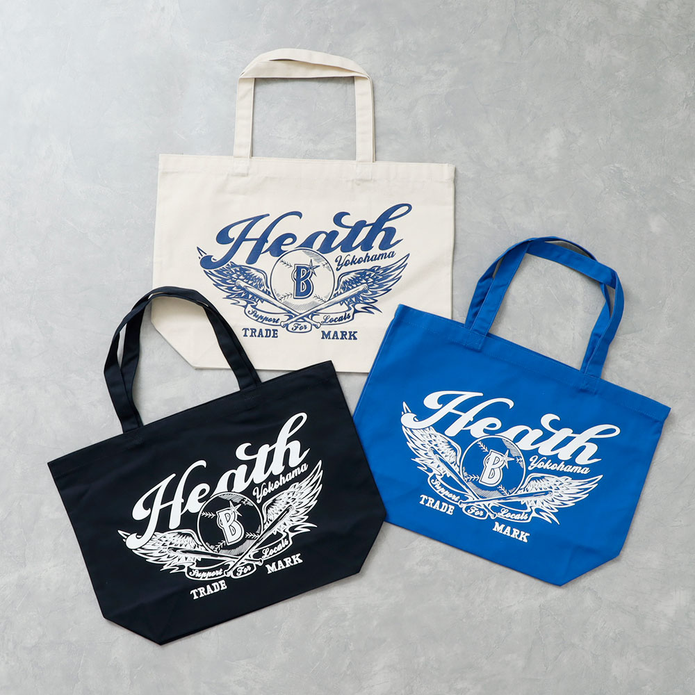 10%OFF！ファミリーSALE！<1月1日 0時から！>◆【HEATH】横浜DeNAベイスターズ公認ライセンス トートバッグ