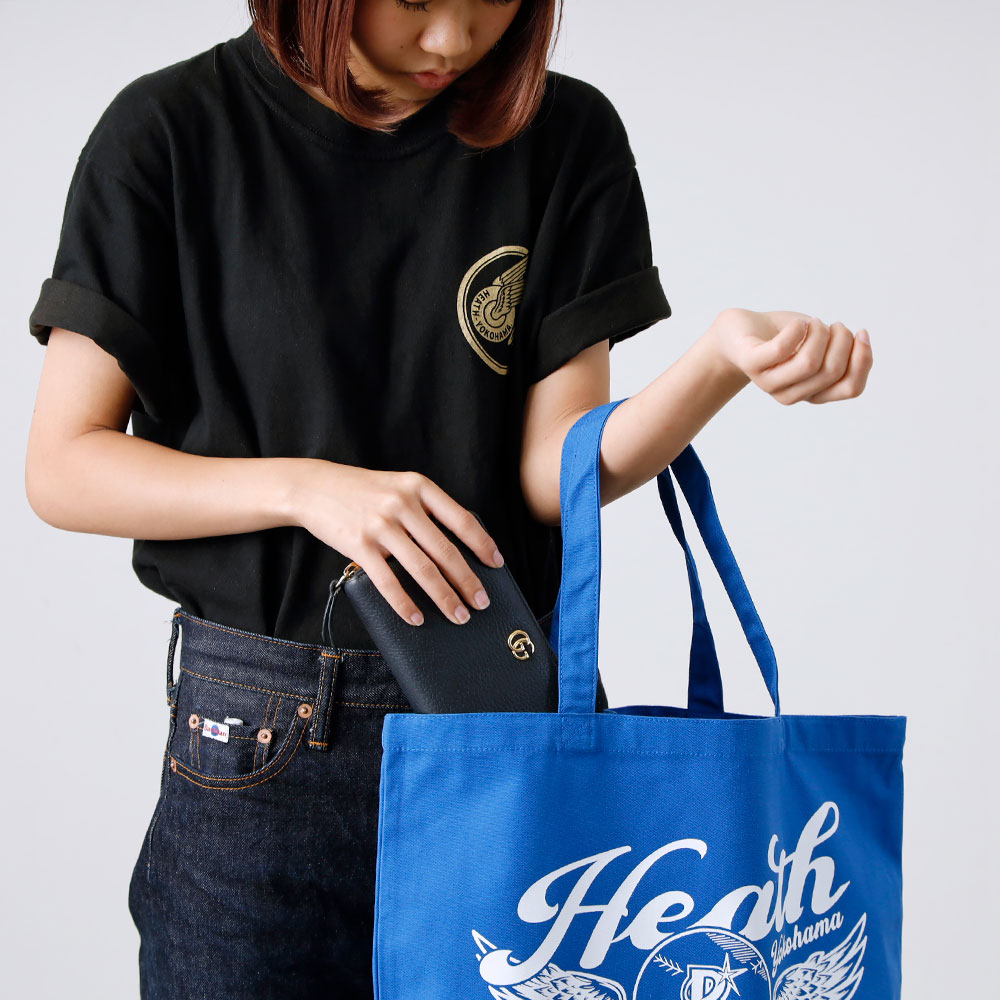 10%OFF！ファミリーSALE！<1月1日 0時から！>◆【HEATH】横浜DeNAベイスターズ公認ライセンス トートバッグ