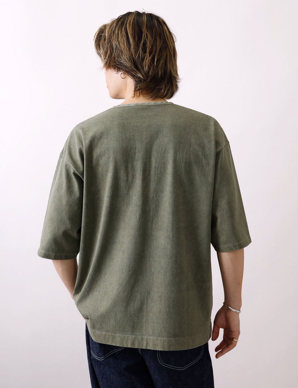 BLUEPORT×BARNS×BUTTON WORKS｜別注 BIG COZUN HENLEY TEE