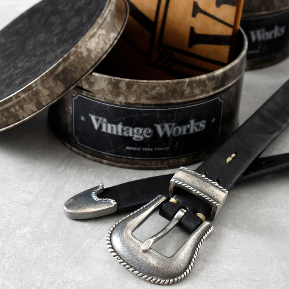 【Vintage Works】DH5738 25mm WESTERN BELT ウェスタンベルト