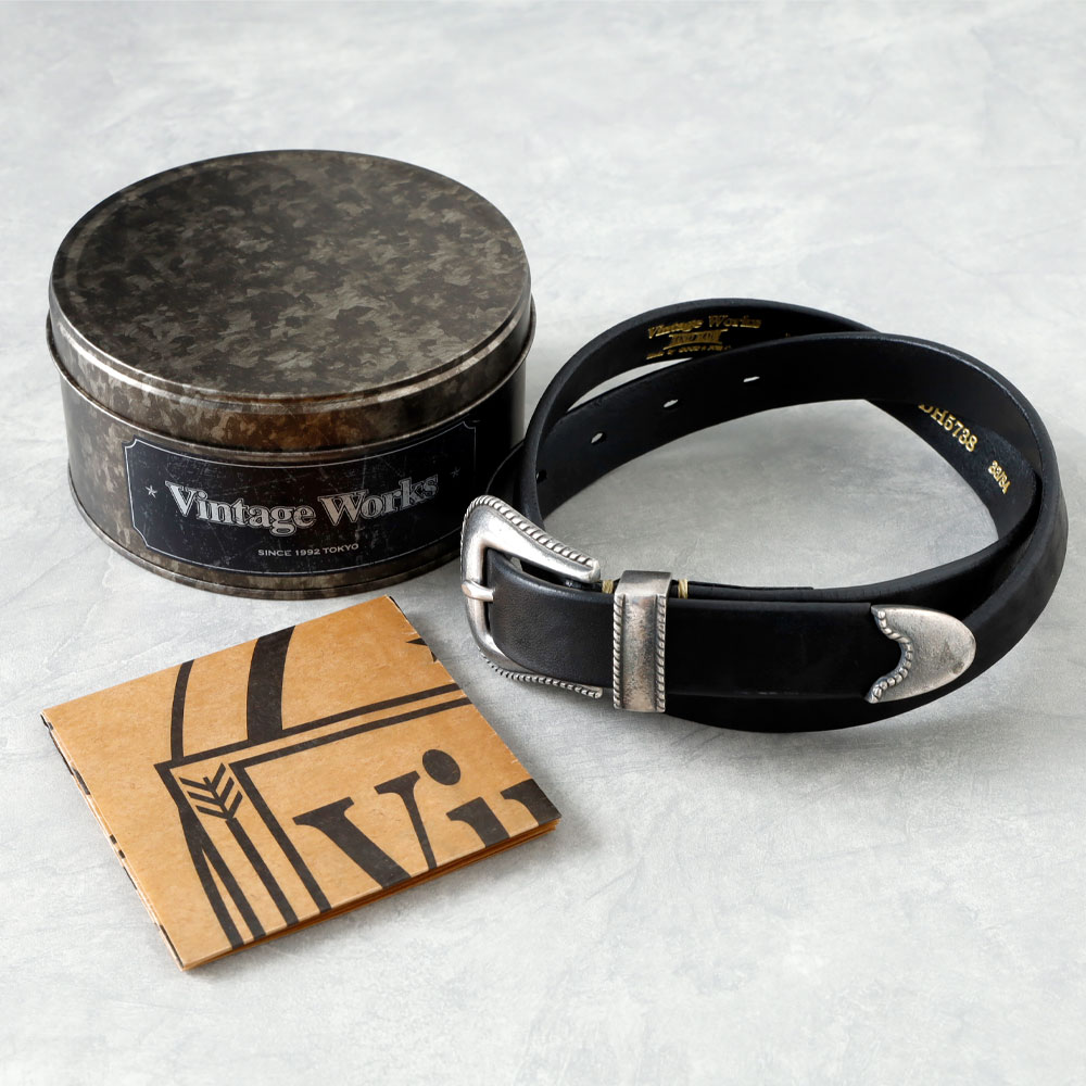 【Vintage Works】DH5738 25mm WESTERN BELT ウェスタンベルト