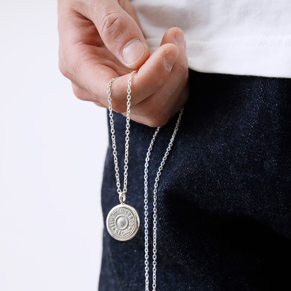 【BUTTON WORKS】DEAD STOCK LS BUTTON NECKLACE デッドストック ボタン ネックレス