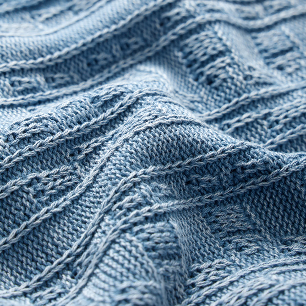 LUXEAKMPLUS（リュクスエイケイエムプラス） インディゴカーディガン