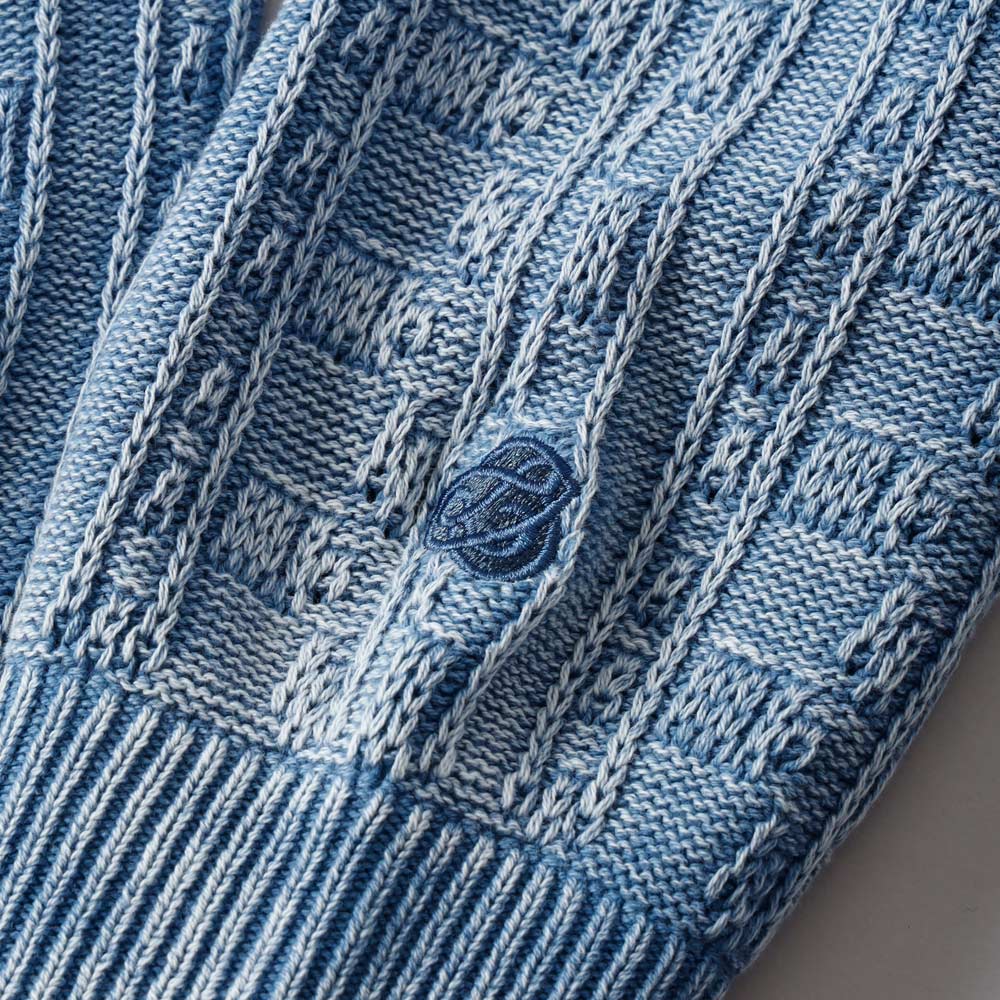 LUXEAKMPLUS（リュクスエイケイエムプラス） インディゴカーディガン