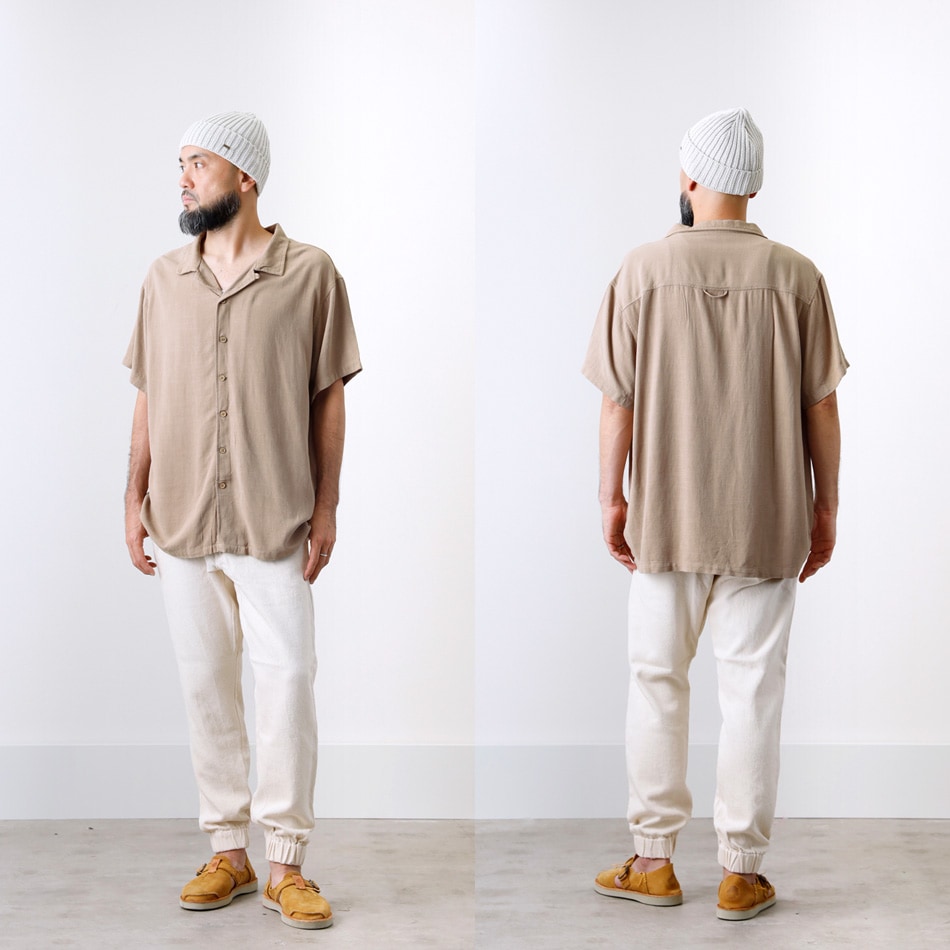 <半額!ファミリーSALE!>◆【CRITICAL SLIDE】OPEN COLLAR RESORT SHIRT