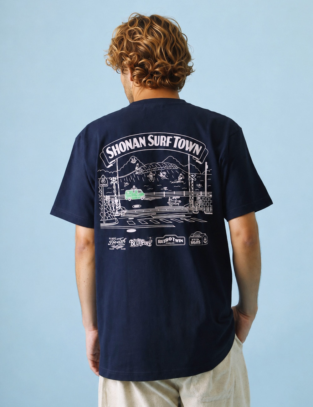 BLUEPORT × RETRO TWIN PARLOR|コラボTシャツ