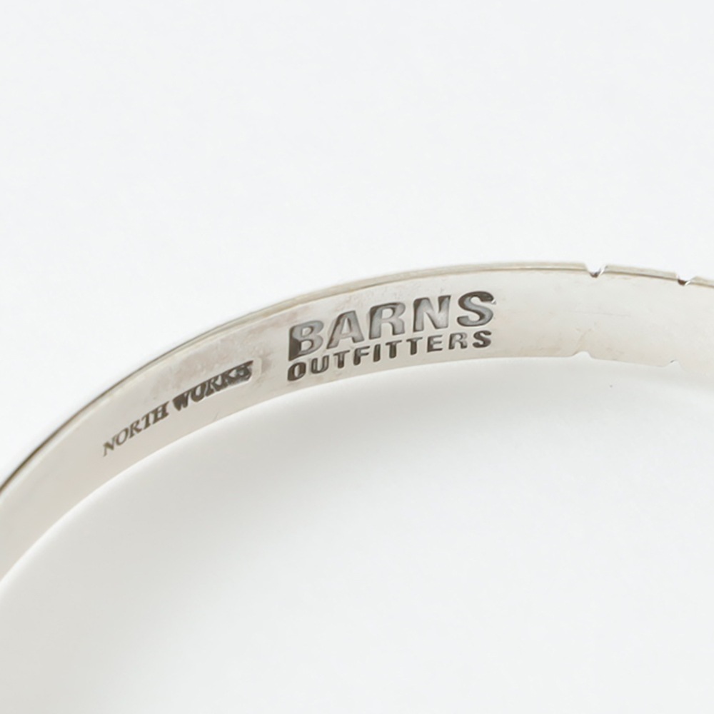 【再入荷】NORTH WORKS × BARNS（ノースワークス x バーンズ）ネイティブ柄アローバングル