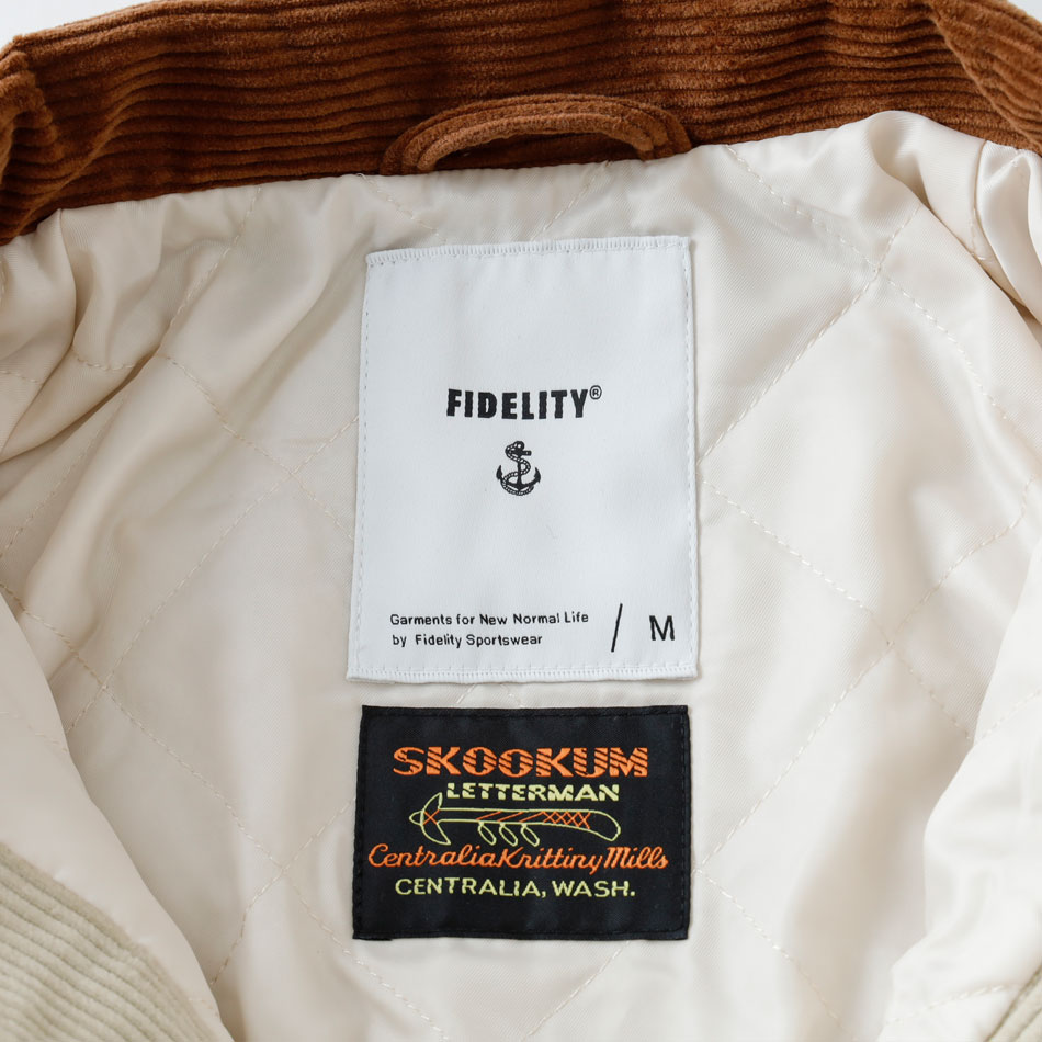 【FIDELITY x SKOOKUM】AWARD JACKETアワードジャケット