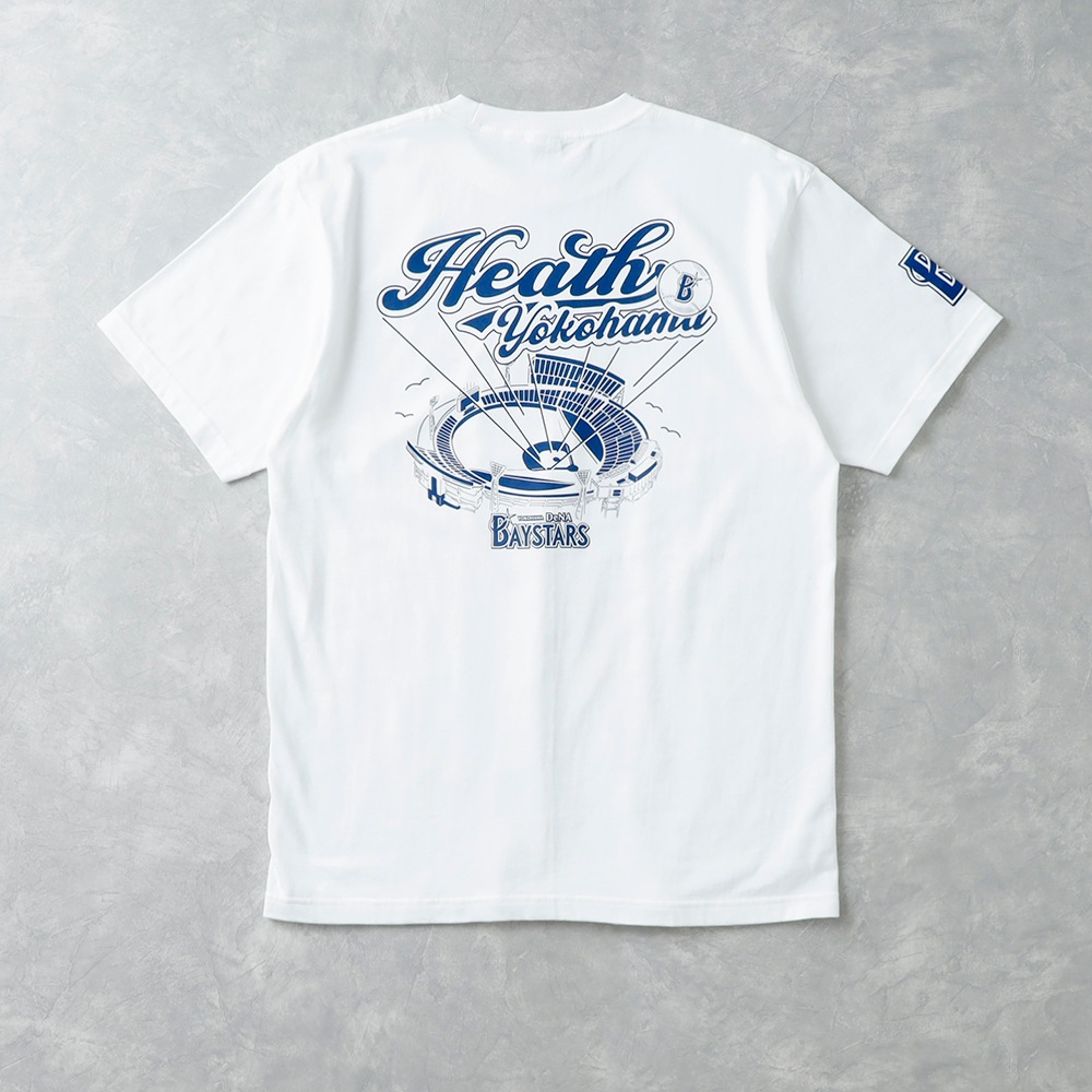 【HEATH】横浜DeNAベイスターズ公認ライセンス オリジナルヘビーウェイトTシャツ