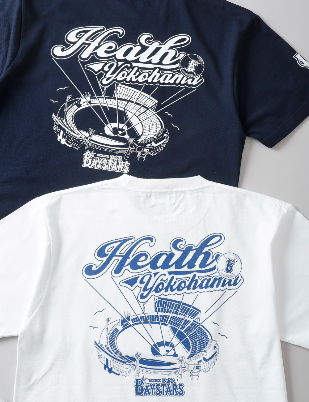 【HEATH × 横浜DeNAベイスターズ】オリジナルヘビーウェイトTシャツ