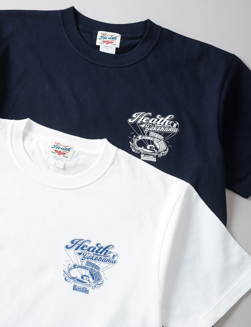 【HEATH × 横浜DeNAベイスターズ】オリジナルヘビーウェイトTシャツ