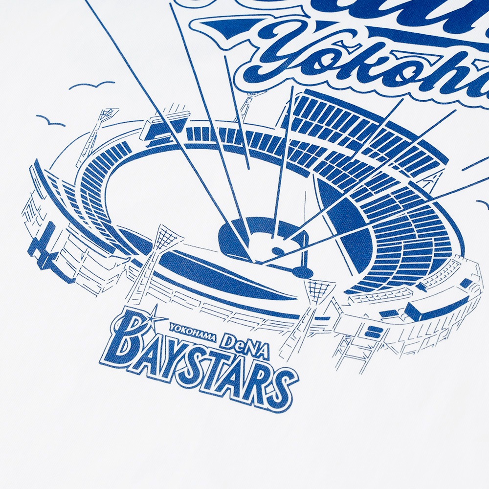【HEATH】横浜DeNAベイスターズ公認ライセンス オリジナルヘビーウェイトTシャツ