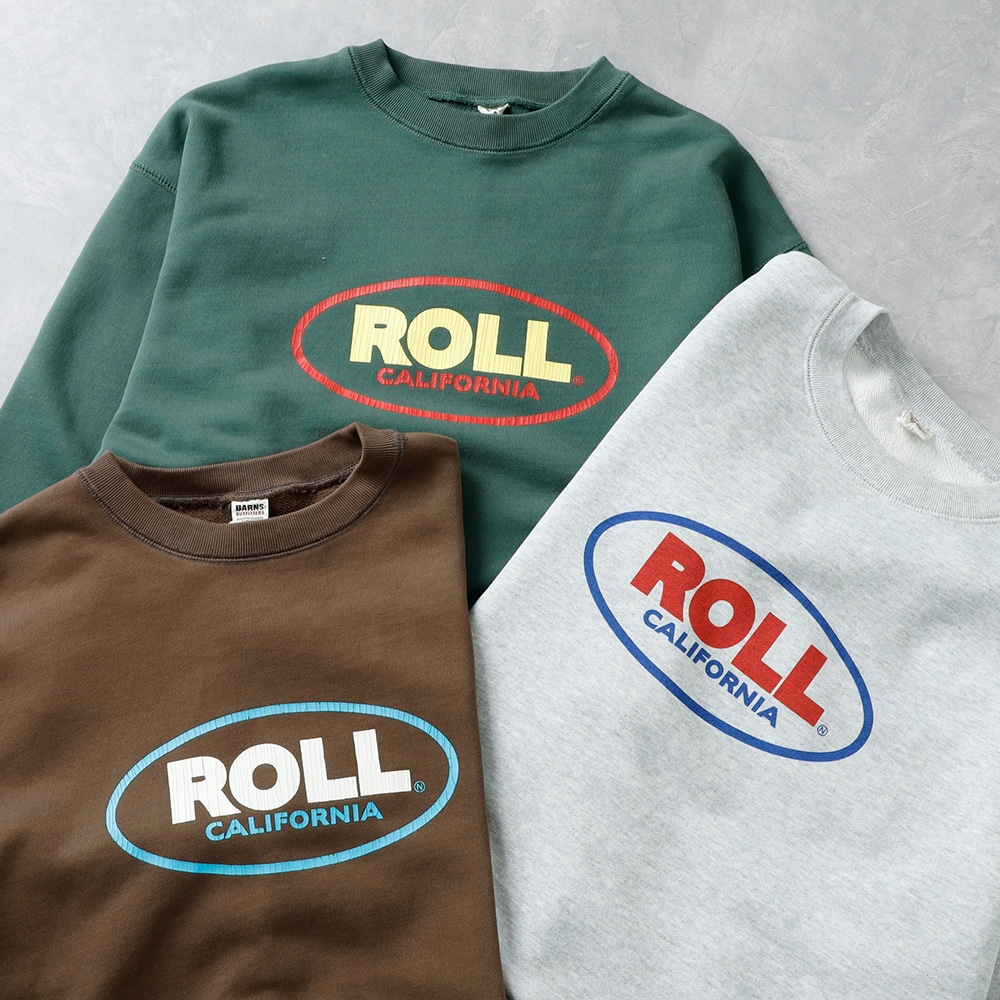 【BARNS OUTFITTERS】ATHLETIC CREW SWEAT アスレチッククルースウェット