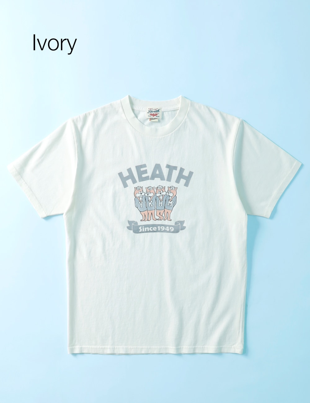 HEATH×SCREEN STARS|別注フロッキーTシャツ