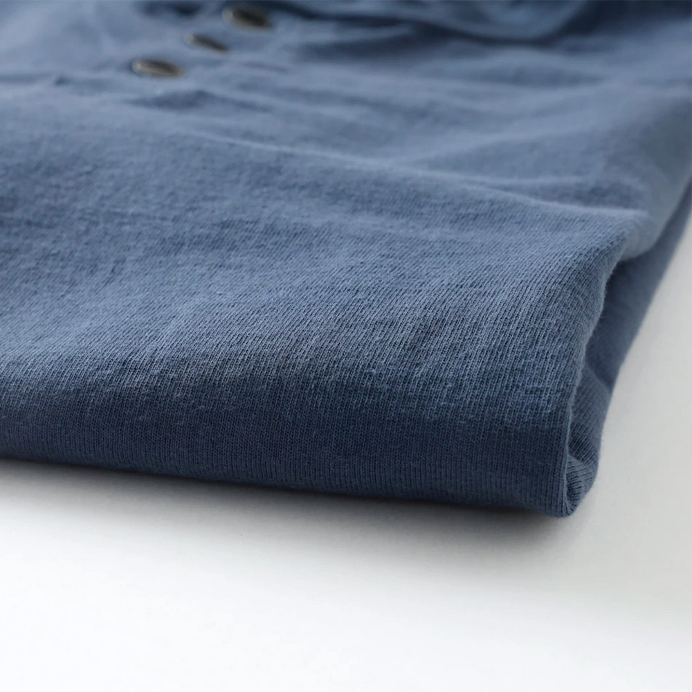 【HEATH】ORIGINAL HENLY NECK 8 SLEEVE TEE国産 オリジナル8分袖ヘンリーネックTシャツ