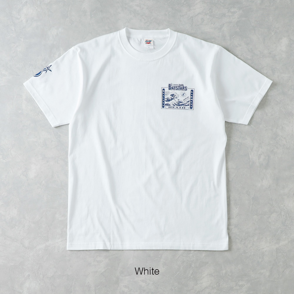 【HEATH】横浜DeNAベイスターズ公認ライセンス オリジナルヘビーウェイトTシャツ