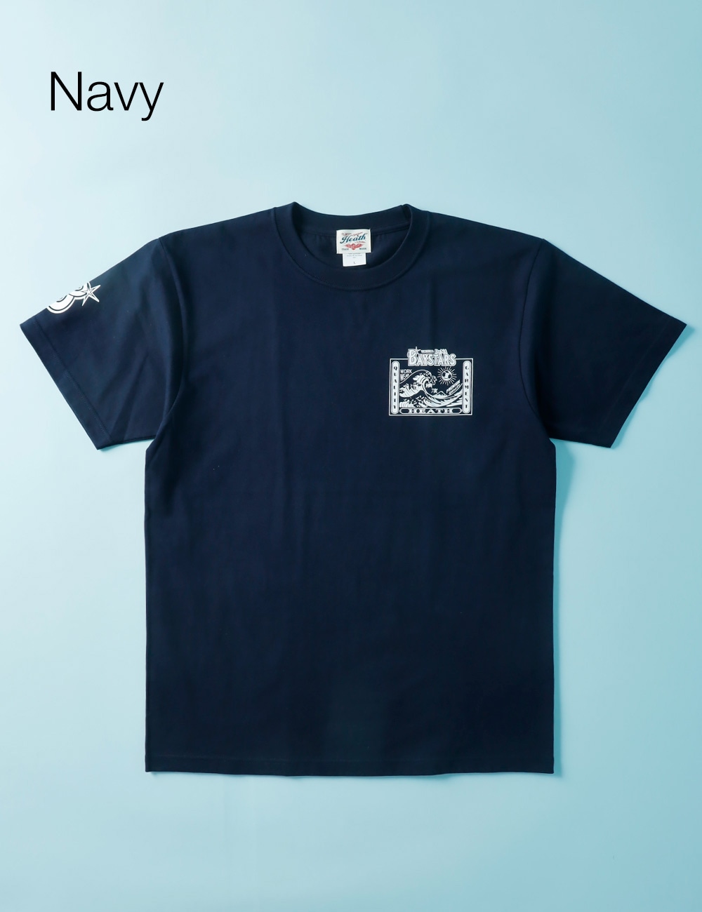 対象アイテム2点お買い上げで10%・3点お買い上げで20%OFF！ HEATH｜横浜DeNAベイスターズ公認ライセンスTシャツ 