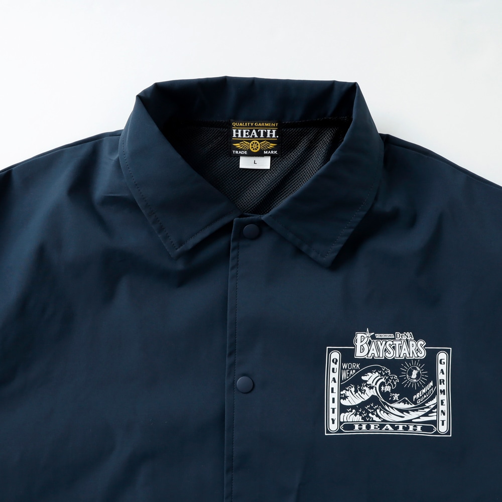 【HEATH】NAMIURA COACH JACKET<br>横浜DeNAベイスターズ公認ライセンスコーチジャケット