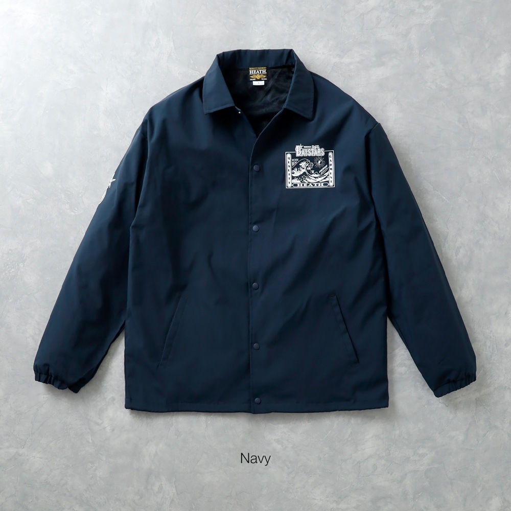 【HEATH】NAMIURA COACH JACKET<br>横浜DeNAベイスターズ公認ライセンスコーチジャケット