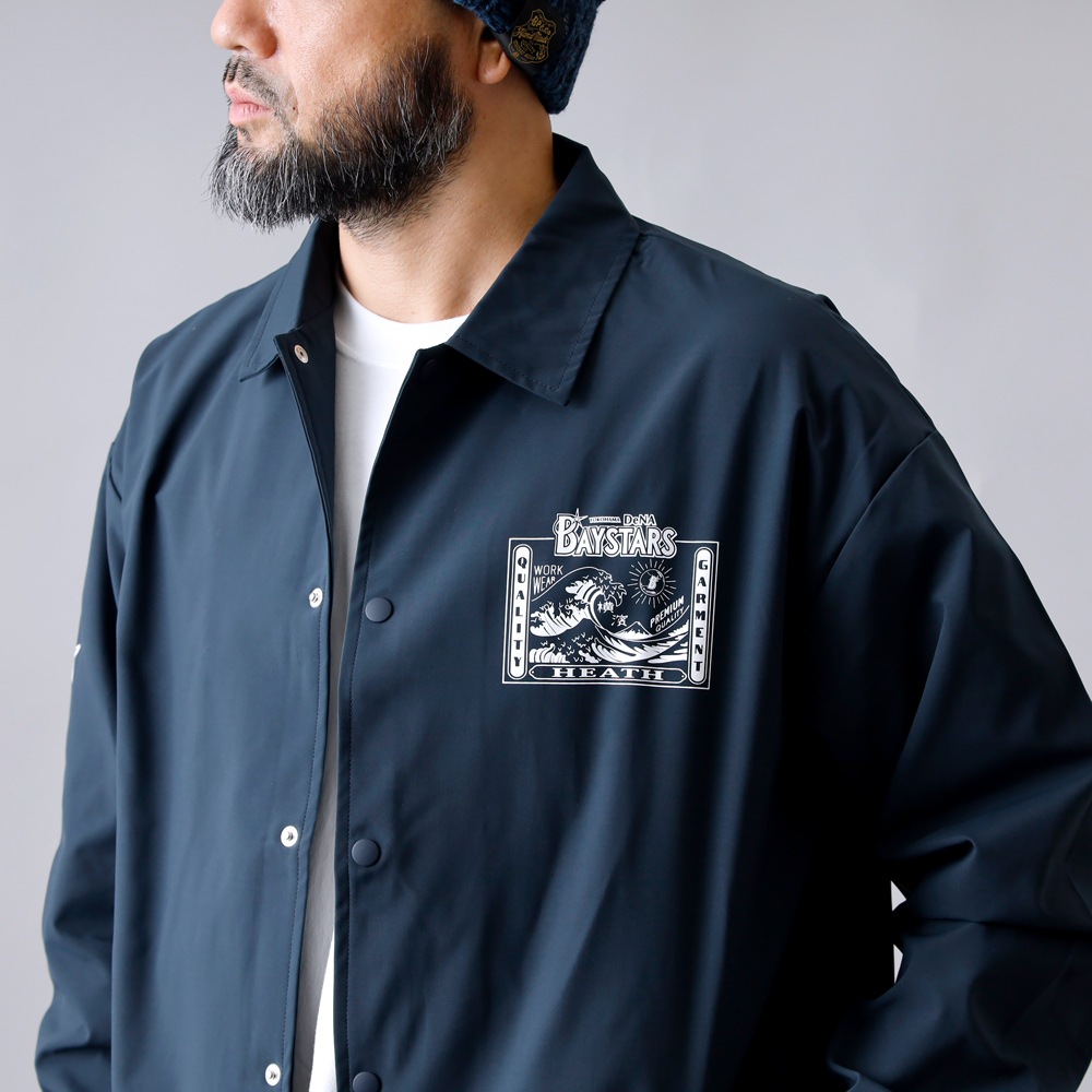【HEATH】NAMIURA COACH JACKET<br>横浜DeNAベイスターズ公認ライセンスコーチジャケット