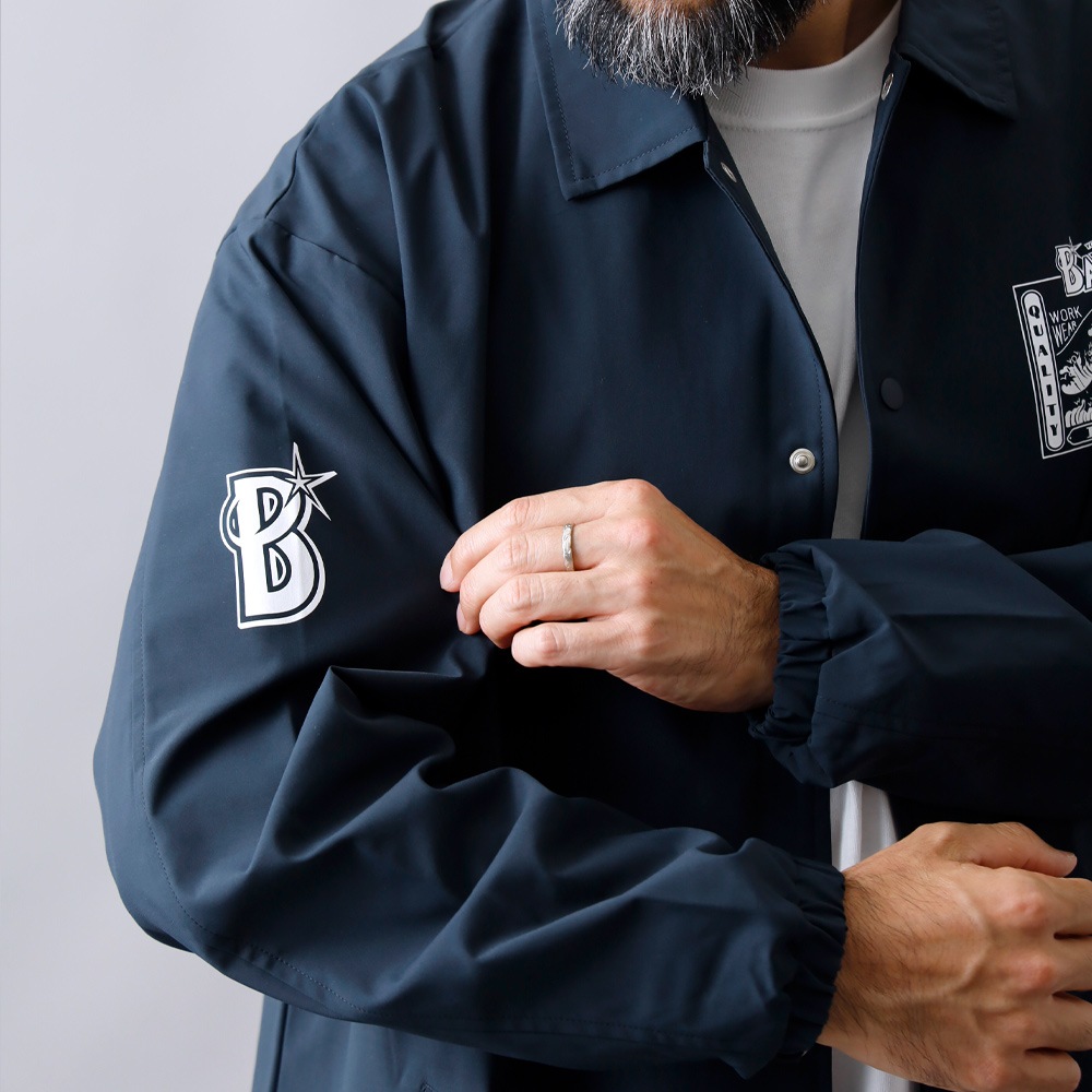 【HEATH】NAMIURA COACH JACKET<br>横浜DeNAベイスターズ公認ライセンスコーチジャケット