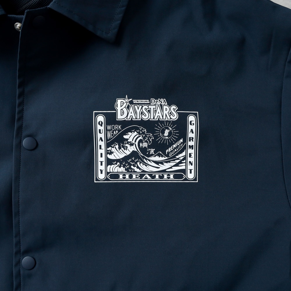 【HEATH】NAMIURA COACH JACKET<br>横浜DeNAベイスターズ公認ライセンスコーチジャケット