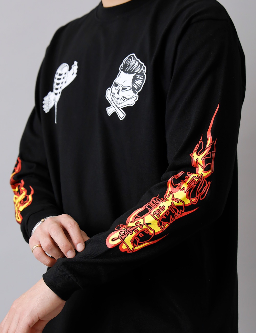 HEATH（ヒース）横浜銀蝿 × HEATH ヘビーウエイトコラボTシャツ 