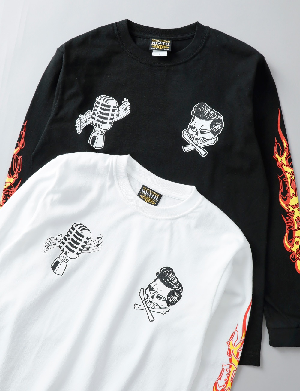 HEATH（ヒース）横浜銀蝿 × HEATH ヘビーウエイトコラボTシャツ 