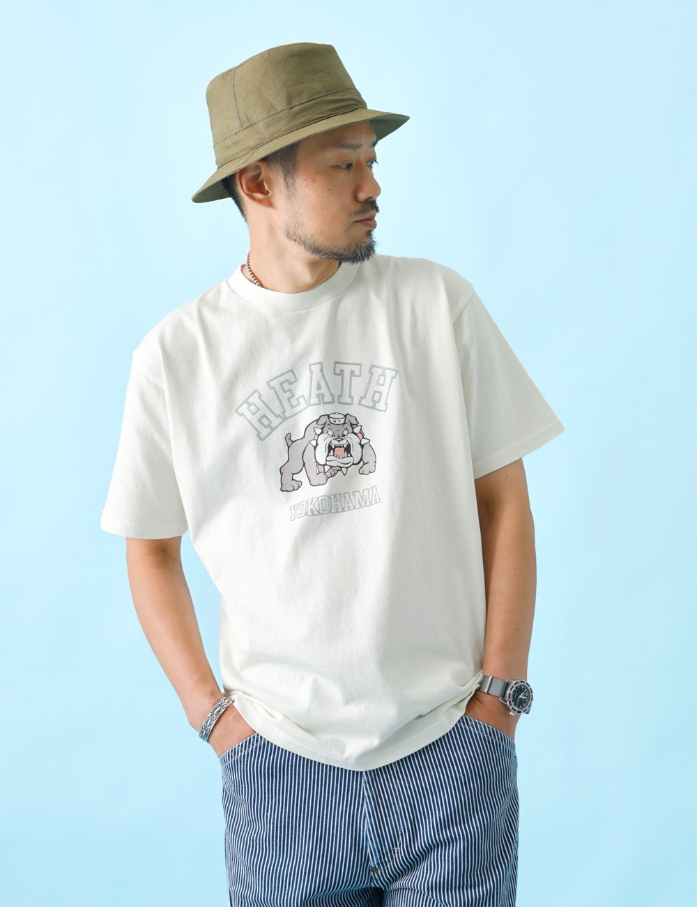 HEATH×SCREEN STARS｜別注フロッキーTシャツ 