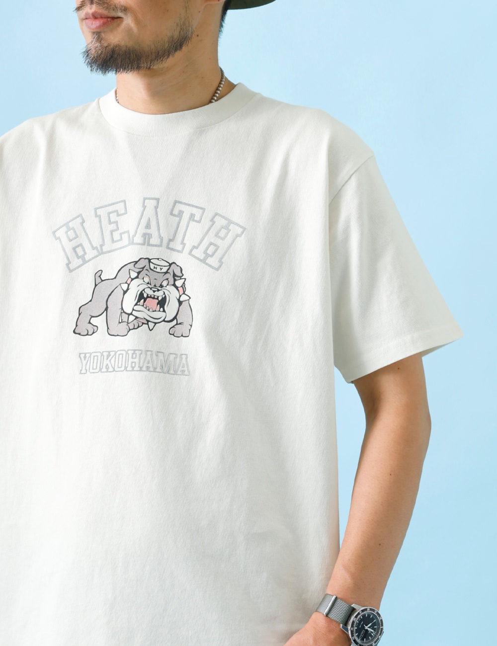 HEATH×SCREEN STARS｜別注フロッキーTシャツ 