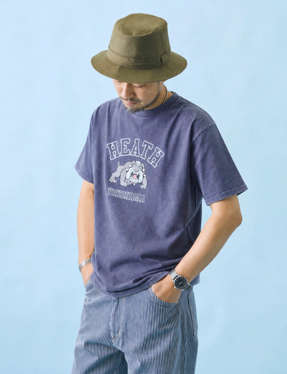 HEATH×SCREEN STARS｜別注フロッキーTシャツ 