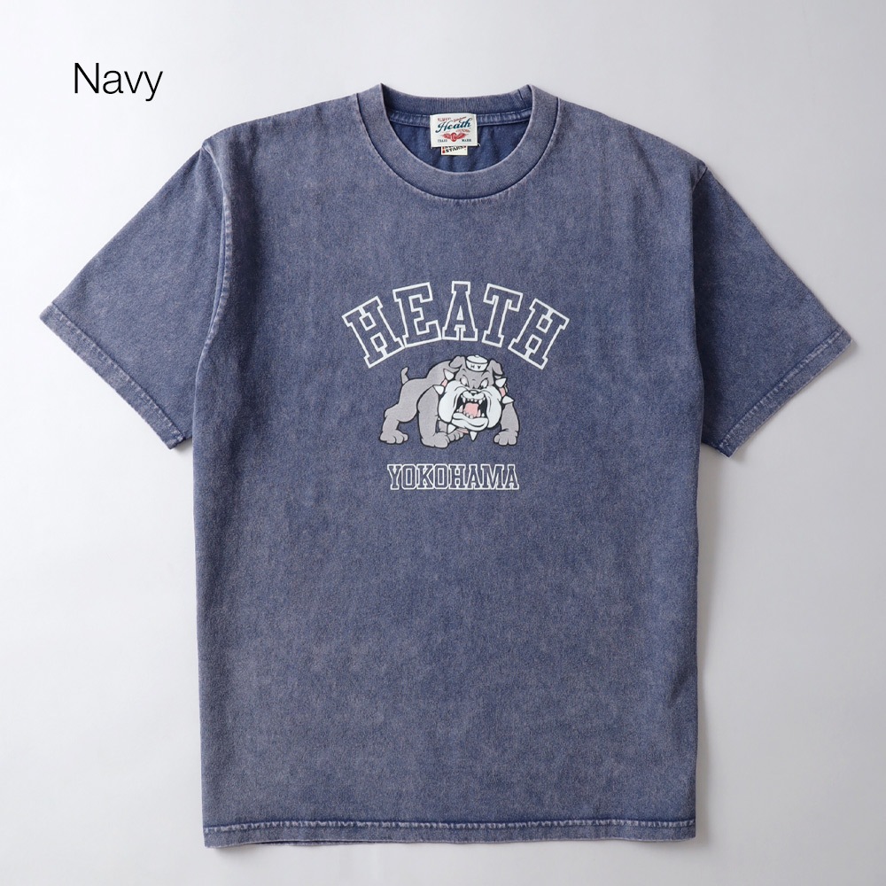 HEATH（ヒース）SCREEN STARS 別注  退色加工フロッキープリントTシャツ 