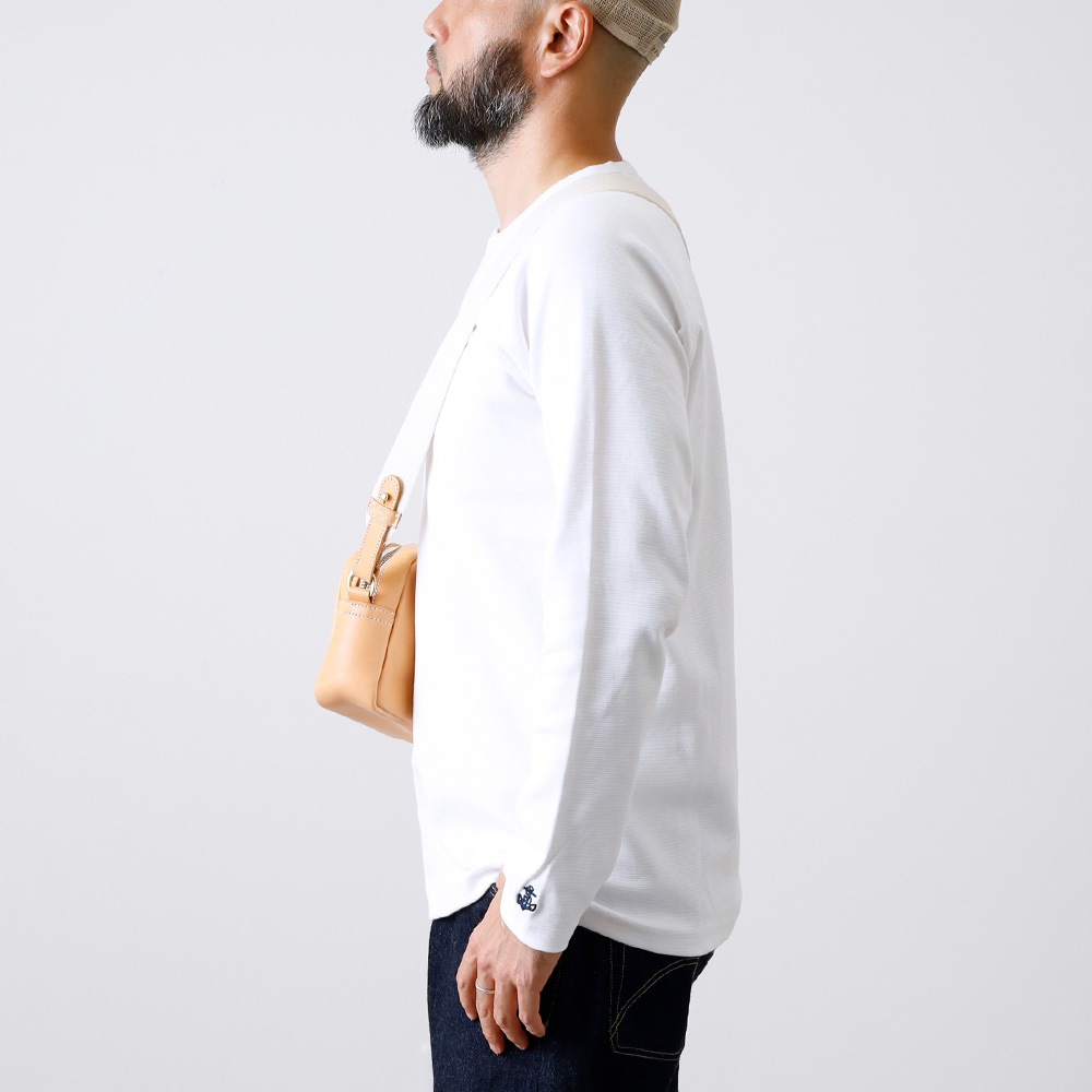 【Butler Verner Sails】SQUARE LEATHER SHOULDER BAG スクエア レザーバッグ
