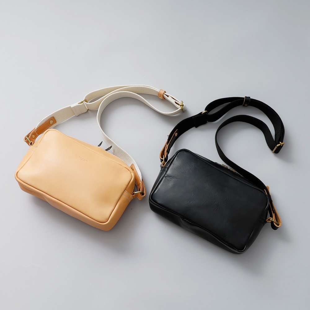 【Butler Verner Sails】SQUARE LEATHER SHOULDER BAG スクエア レザーバッグ