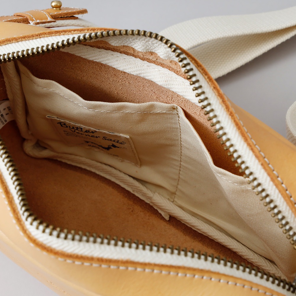 【Butler Verner Sails】SQUARE LEATHER SHOULDER BAG スクエア レザーバッグ